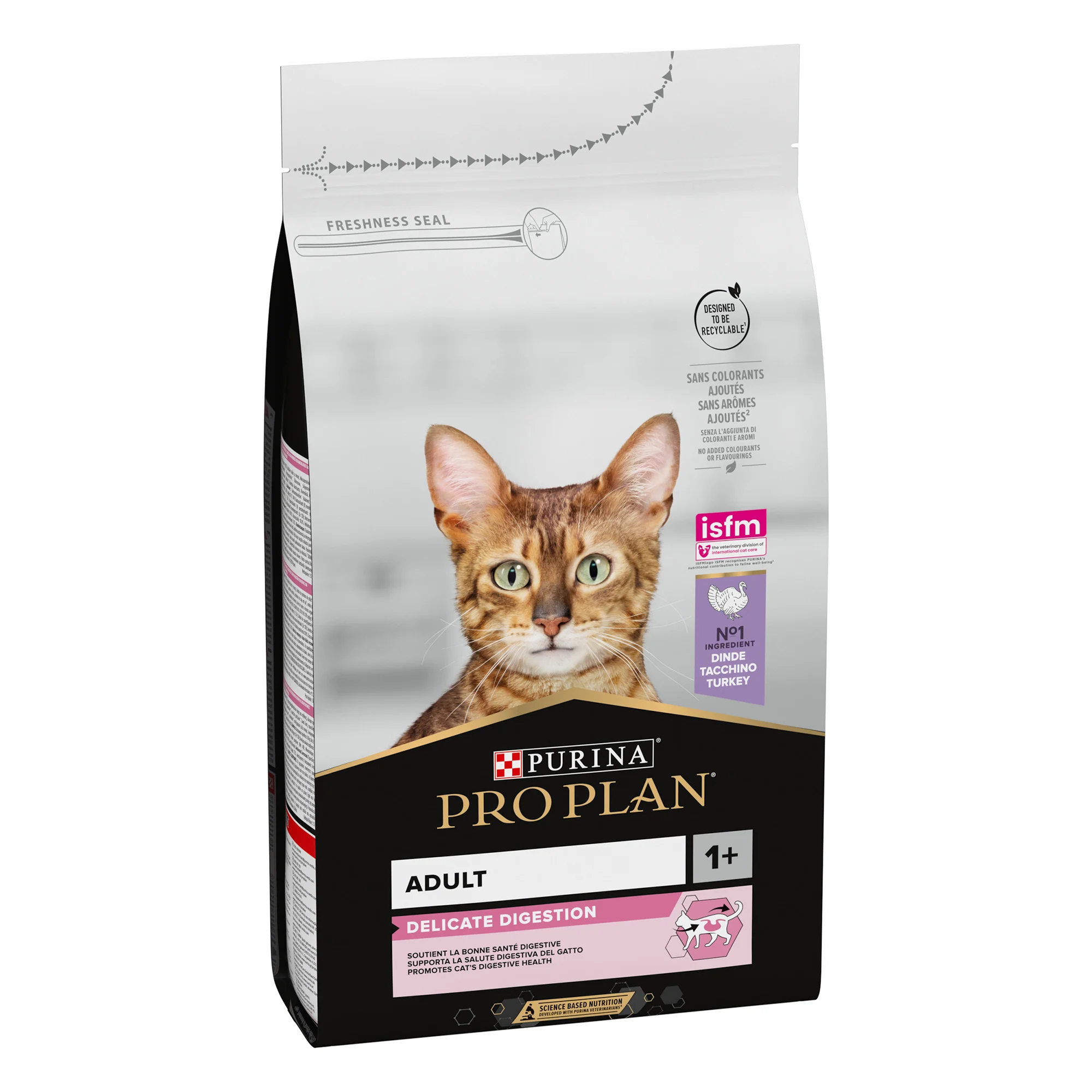 Pro Plan Delicate Cat Food With Turkey, 10kg