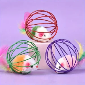 Cat ball with mouse Toy