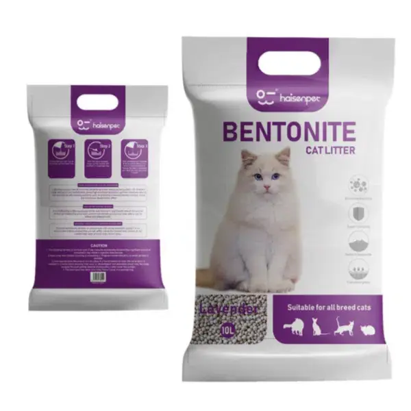 HAISENPET BENTONITE CAT LITTER (LAVENDER) - 10L