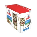 Hill’s Science Plan Tender Ocean Fish Kitten Chunks In Gravy Cat Wet Food Pouches 12x 85g