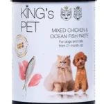 Kings pet Mixed Chicken and Ocean Fish Pate 380g Can for Dogs and Cats  from 1 month old 380g
