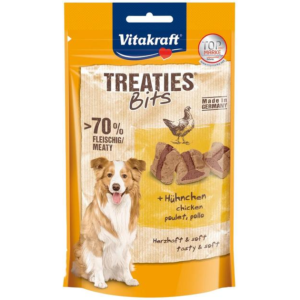 Vitakraft Treaties Bits Chicken Dog Treats 120g