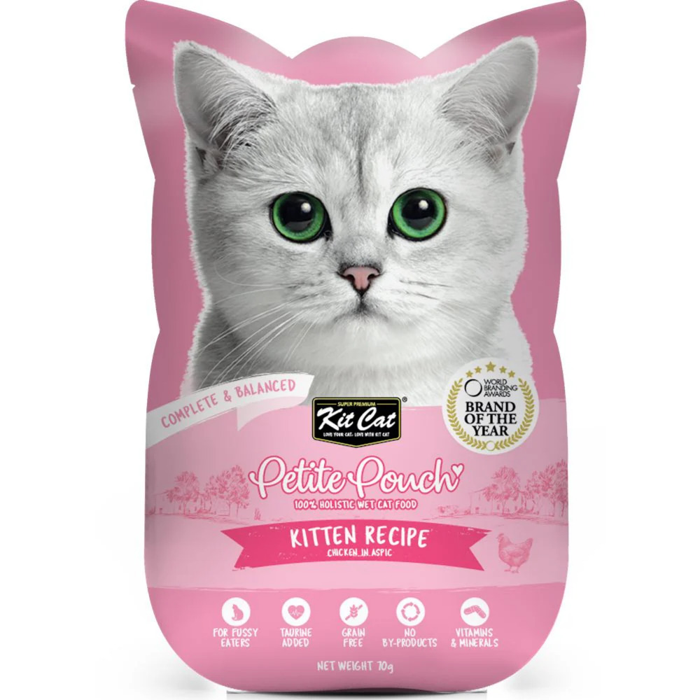 Kit Cat Petite Pouch 70g - Kitten Chicken