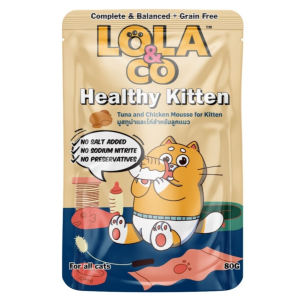Lola & Co Health Kitten Tuna & Chicken Mouse For Kittens 80G