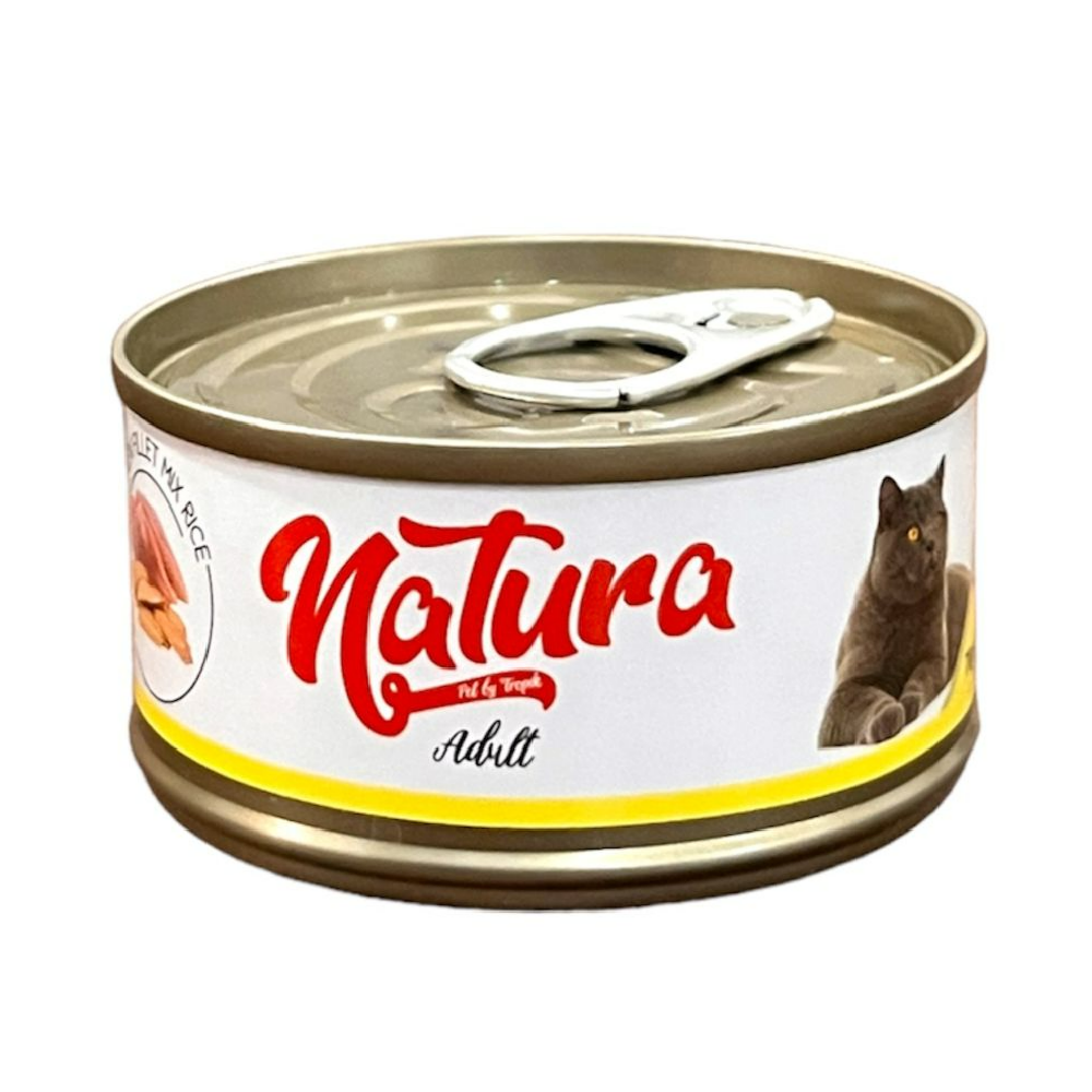 Natura Tuna & Chicken Fillet Mix Rice Jelly Cat Wet Food 70g