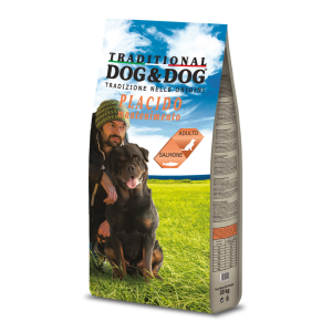 Traditional Dog & Dog Placido Mantenimento Adult Dog Food With Salmon 10Kg