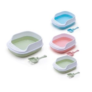 Open Litter Box For Cats Medium (45CM X 32 CM X 18 CM)